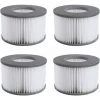 Cisea Filtre Spa Lite Pour Mspa,filtre Pour Mspa Lite, Pour MSPA Whirlpool Filter - Cartouches Filtrantes Pour Sous - Bateaux Et Spa Chauds - Modèle à Partir De 2020 (4pcs)