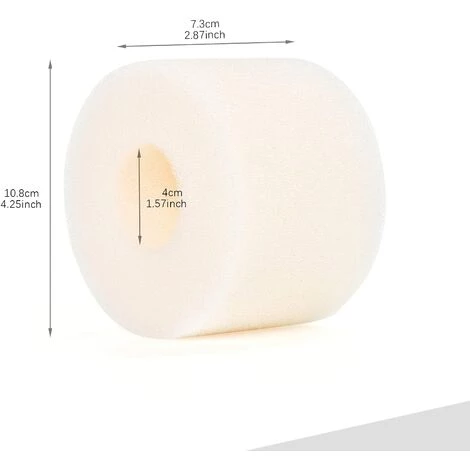 Cisea 4 Pièces Éponge Filtrante Type S1, Cartouche De Filtre En Mousse, Mousse Pour Filtre Piscine, Réutilisables Et Lavables, Filtre En Mousse Pour Spa, Piscine, Jacuzzi 4 Cisea 4 Pièces Éponge Filtrante Type S1, Cartouche De Filtre En Mousse, Mousse Pour Filtre Piscine, Réutilisables Et Lavables, Filtre En Mousse Pour Spa, Piscine, Jacuzzi – Image 4