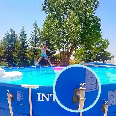 GRID COOL Lot De 2 Support De Tuyau De Piscine, Adaptateur Pour Piscine, Gris Accessoires Piscine, Pour Tuyaux Piscine De Dans Les 38 Mm,Fonepro 5 GRID COOL Lot De 2 Support De Tuyau De Piscine, Adaptateur Pour Piscine, Gris Accessoires Piscine, Pour Tuyaux Piscine De Dans Les 38 Mm,Fonepro – Image 5