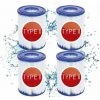 Fei Yu 4 Cartouches De Filtre De Piscine Type II - For Bestway De Type Ii - Convient Pour Bestway 58383 58387 - Cartouche Filtrante Pour Piscine Bestway 530/800 Gal/h.