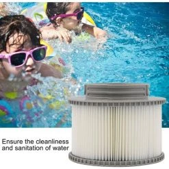 ENLENK Cartouche Filtrante 2 Pièces Pour Spas, Filtres à Eau De Rechange Pour Piscines Gonflables -Pompe et filtre de piscine Soldes 67685290 5