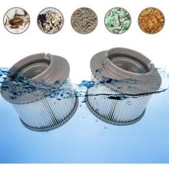 FLYME 2 Pcs Filtre Cartouche, Cartouches De Filtre De Piscine,Cartouche Filtration Standard Et Vissées, Filtre Pour Baignoire,Piscine 7 FLYME 2 Pcs Filtre Cartouche, Cartouches De Filtre De Piscine,Cartouche Filtration Standard Et Vissées, Filtre Pour Baignoire,Piscine -Pompe et filtre de piscine Soldes 67808736 3
