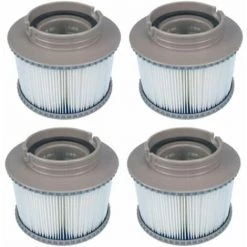 QERSTA Lot De 4 Filtres De Rechange Pour Mspa Fd2089, Cartouche De Filtre Pour Piscine Et Spa