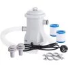 SUPERSELLER Jardin Piscine Pompe De Filtration De Piscine 330 GPH Pompe à Eau électrique Pour Pataugeoire Avec 2 Cartouches De Filtre De Piscine Pompes De Piscine Hors Sol Petite Pompe De Filtration De Piscine