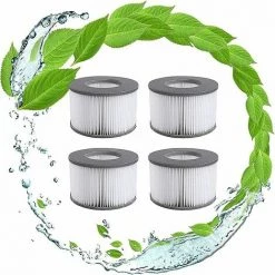 Cisea Filtres De Rechange Pour Mspa Cartouche Filtrante,pour Sous-Marins Et Spa Chauds,Convient Pour Tous Les Jacuzzis Actuels,pour Piscines Gonflables - Modèle à Partir De 2020 (4pièces)