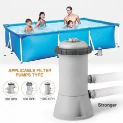 QERSTA Tuyau De Rechange Pour Piscine De 1,25 Po De Diamètre Pour Piscines Hors Terre, Piscine Avec Pince Métallique Pour Pompe De Filtre Intex Ou Tuyaux De 3,2 Cm - 1,5 Mètre De Long (Paquet De 2)LO-Ron 8 QERSTA Tuyau De Rechange Pour Piscine De 1,25 Po De Diamètre Pour Piscines Hors Terre, Piscine Avec Pince Métallique Pour Pompe De Filtre Intex Ou Tuyaux De 3,2 Cm - 1,5 Mètre De Long (Paquet De 2)LO-Ron -Pompe et filtre de piscine Soldes 68272088 4