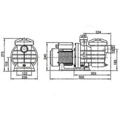 MAREVA_ACCESS Pompe Centrifuge Auto-amorçante MAREVA Eco-Premium Avec Préfiltre - 0.25 CV - 608000 -Pompe et filtre de piscine Soldes 7227700 5