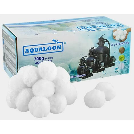 O'CLAIR Boules Filtrantes Pour Filtre à Sable Piscine 33 M³/h Aqualoon 14 Cartons De 700g 1 O'CLAIR Boules Filtrantes Pour Filtre à Sable Piscine 33 M³/h Aqualoon 14 Cartons De 700g