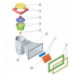ASTRALPOOL Skimmer Gris Anthracite Pour Piscine Béton Et Liner 6 ASTRALPOOL Skimmer Gris Anthracite Pour Piscine Béton Et Liner -Pompe et filtre de piscine Soldes 7723605 3